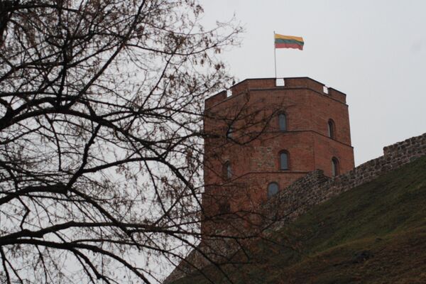 На башне Гедиминаса — новый флаг Литвы - Sputnik Литва