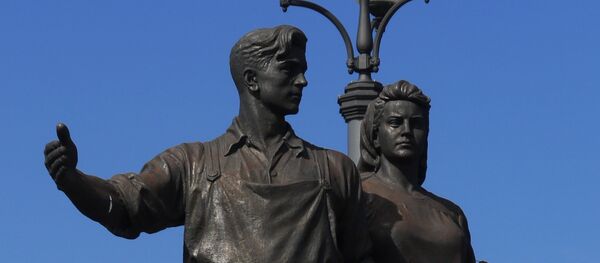 Советские статуи на Зеленом мосту - Sputnik Литва