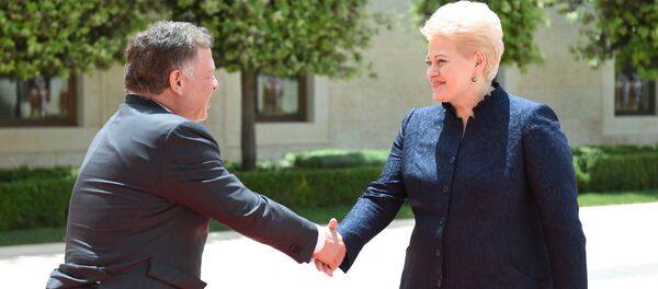 Визит президента Литвы Дали Грибаускайте в Иорданию Визит президента Литвы Дали Грибаускайте в Иорданию - Sputnik Литва