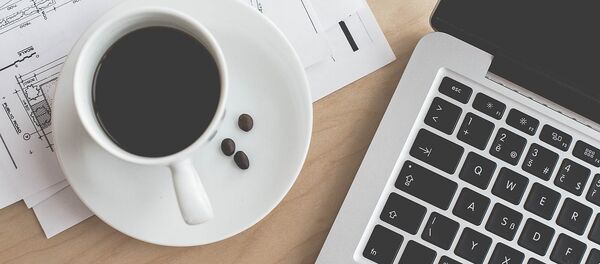 Кофе и ноутбук Кофе и ноутбук - Sputnik Литва