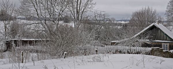 Литовская деревня в снегу, архивное фото Литовская деревня в снегу, архивное фото - Sputnik Литва