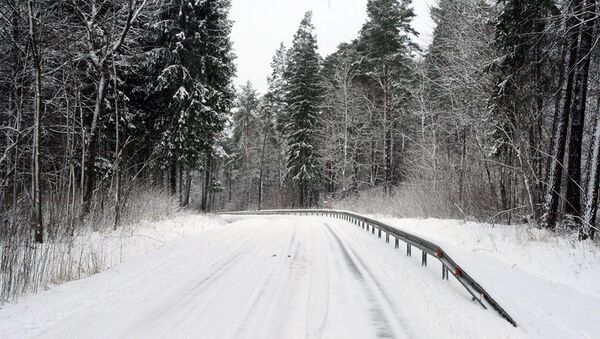 Проезд по проселочным дорогам после снегопада затруднен - Sputnik Lietuva