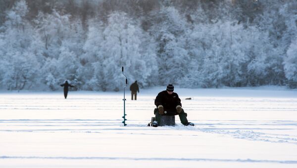 Žiemos žvejyba, archyvinė nuotrauka. - Sputnik Lietuva