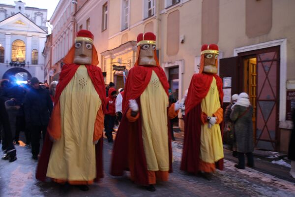Три Короля — центральные фигуры процессии - Sputnik Литва