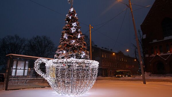 Елка Пауза на рождественское чаепитие - Sputnik Литва