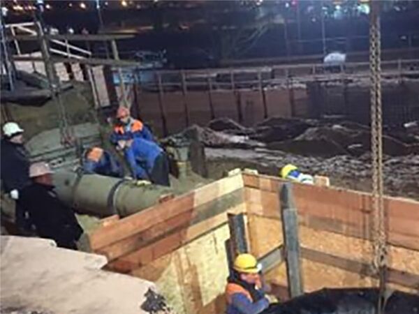 Канализационная труба в Вильнюсе - Sputnik Литва