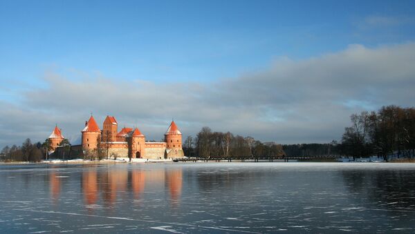 Тракайский замок зимой - Sputnik Литва
