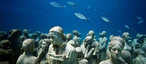 Музей под водой на Канарских островах Музей под водой на Канарских островах - Sputnik Литва