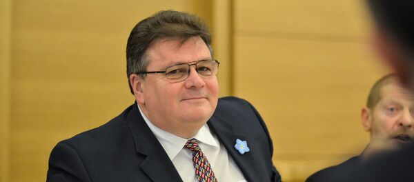 Министр иностранных дел Линас Линкявичюс - Sputnik Литва