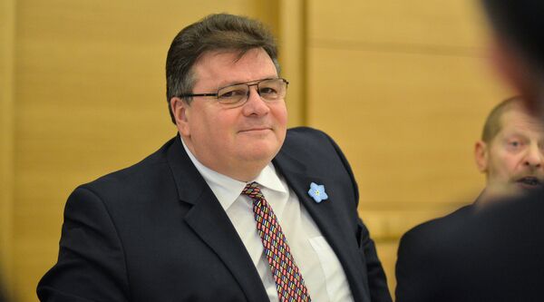 Министр иностранных дел Линас Линкявичюс - Sputnik Литва