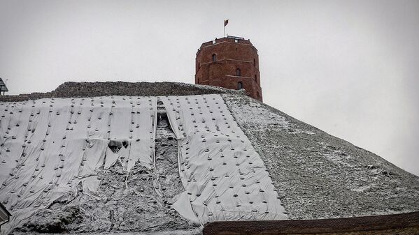 Оползень на холме башни Гедиминаса - Sputnik Литва