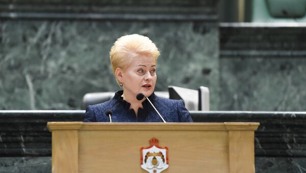 Президент Литвы Далия Грибаускайте - Sputnik Литва