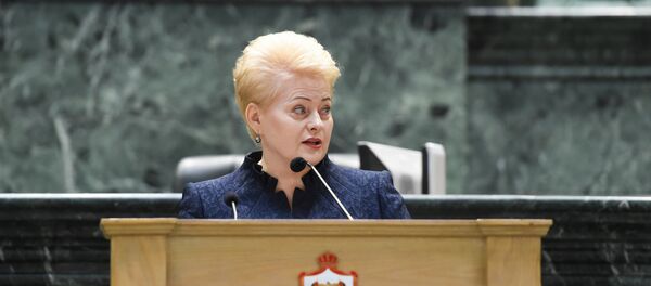 Президент Литвы Далия Грибаускайте - Sputnik Литва