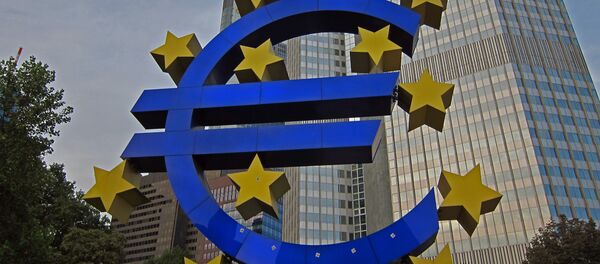Европейский Центральный Банк во Франкфурте Европейский Центральный Банк во Франкфурте - Sputnik Lietuva