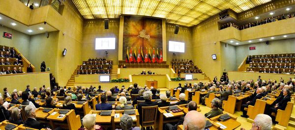 Заседание в литовском Сейме, архивное фото - Sputnik Литва