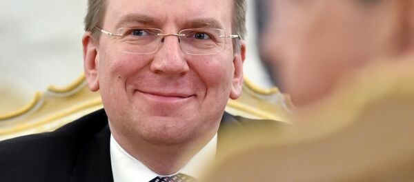 Министр иностранных дел Латвии Эдгарс Ринкевичс - Sputnik Литва