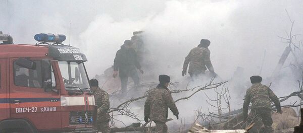 Кадры с места крушения самолета под Бишкеком - Sputnik Литва