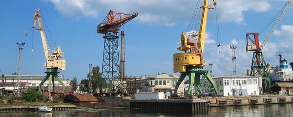 Рижский порт, архивное фото - Sputnik Литва