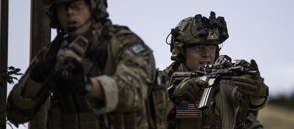Американские солдаты на учениях Американские солдаты на учениях - Sputnik Литва