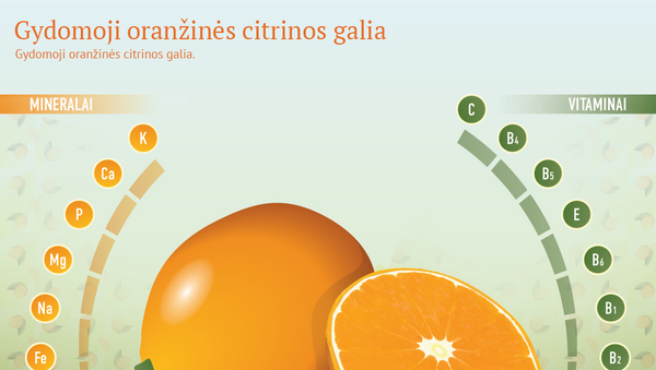 Gydomoji oranžinės citrinos galia - Sputnik Lietuva