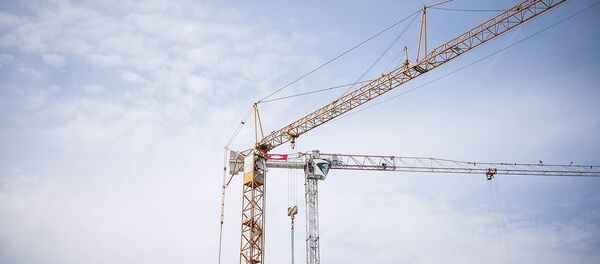 Строительный кран Строительный кран - Sputnik Lietuva