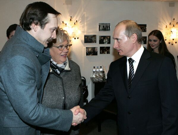 Президент РФ В.Путин посетил театр «Современник» - Sputnik Lietuva