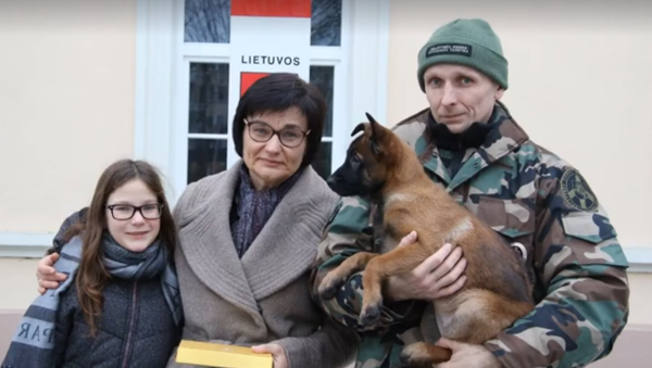Проживающая в Нидерландах литовка подарила пограничникам овчарку - Sputnik Lietuva