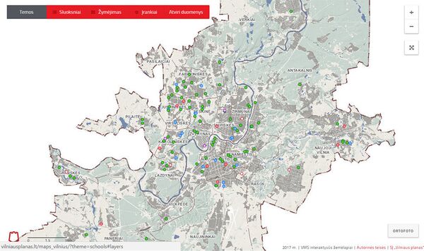 Интерактивная карта школ Вильнюса - Sputnik Литва