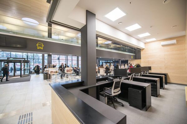 Рабочие места сотрудников на автовокзале - Sputnik Lietuva