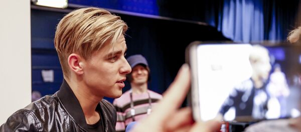 Донни Монтел, представитель Литвы на Евровидении 2016, прибыл в Стокгольм - Sputnik Lietuva