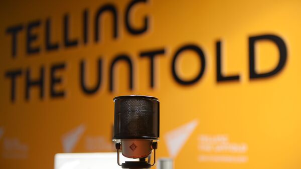 В студии радио Sputnik, архивное фото  - Sputnik Литва