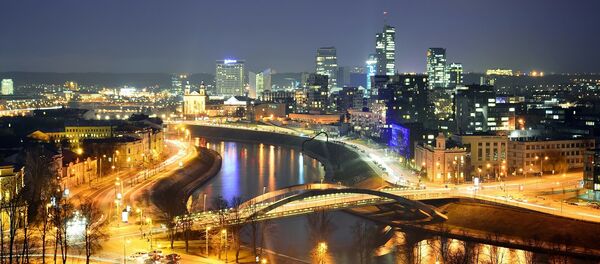 Ночной Вильнюс, архивное фото - Sputnik Литва