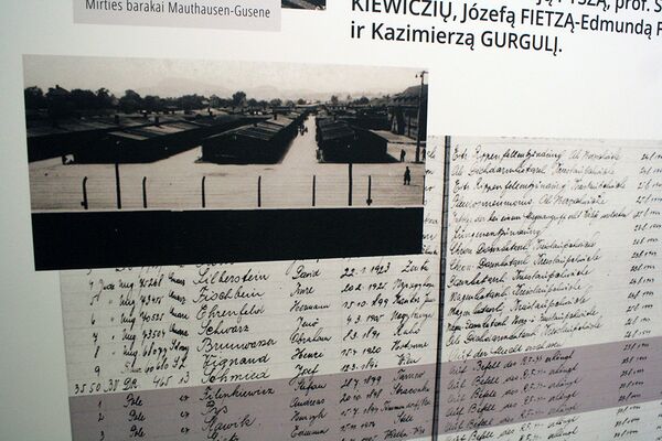Стенд о концлагере Освенцим - Sputnik Lietuva