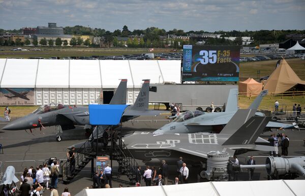 Международный авиационно-космический салон Фарнборо-2014. День третий - Sputnik Литва