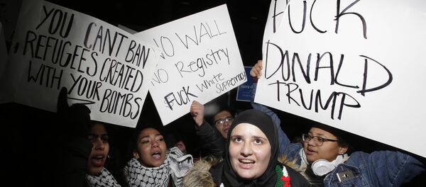 Протесты против Дональда Трампа - Sputnik Литва