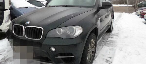 Угнанный в Германии BMW X5 Угнанный в Германии BMW X5 - Sputnik Lietuva