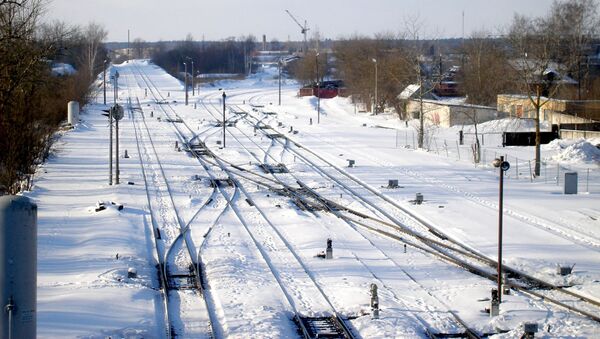 Железнодорожная станция, архивное фото - Sputnik Литва