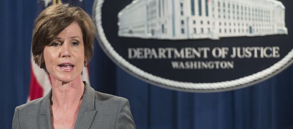 Исполняющую обязанности генпрокурора — главу министерства юстиции Салли Йейтс - Sputnik Литва