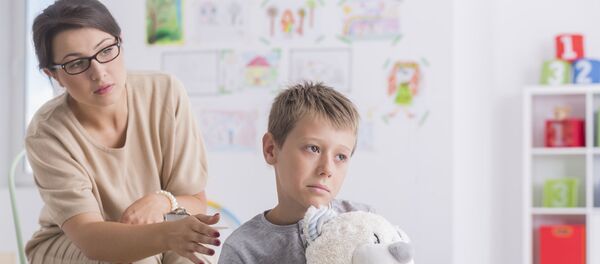 Ребенок на приеме у психолога - Sputnik Литва