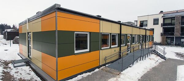 Модульный детский сад в микрорайоне Сантаришкес - Sputnik Литва