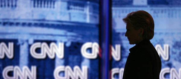 Хиллари Клинтон посещает канал CNN Хиллари Клинтон посещает канал CNN - Sputnik Литва