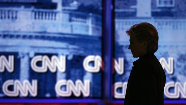 Хиллари Клинтон посещает канал CNN - Sputnik Литва