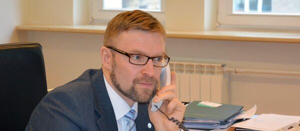 Министр труда и социальной защиты Линас Кукурайтис, архивное фото - Sputnik Литва