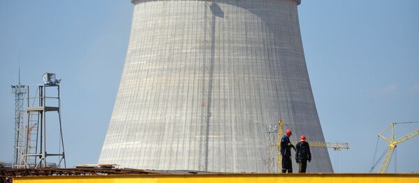 Строительство Белорусской АЭС в Островце - Sputnik Литва