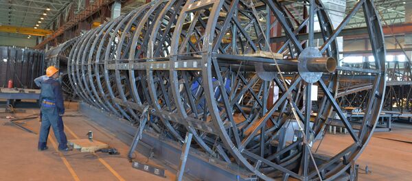 Baltarusijos atominės elektrinės statyba Astravo mieste Baltarusijos atominės elektrinės statyba Astravo mieste - Sputnik Литва