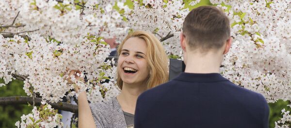 Цветение сакур в Вильнюсском парке - Sputnik Lietuva