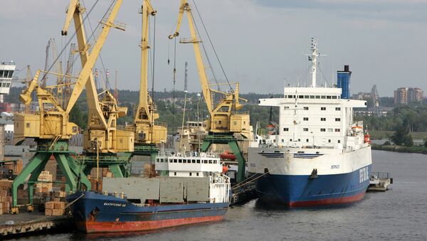 Порт в Риге, архивное фото - Sputnik Lietuva