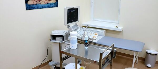 Кабинет УЗИ в роддоме Кабинет УЗИ в роддоме - Sputnik Lietuva