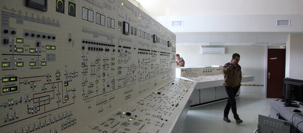 Панель управления в БелАЭС Панель управления в БелАЭС - Sputnik Литва