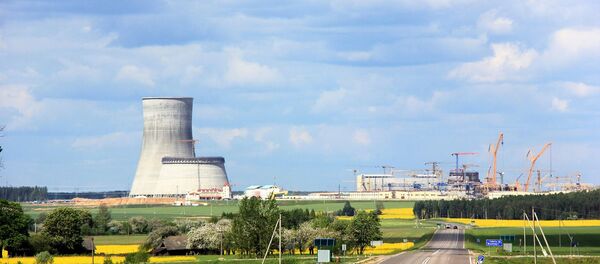 Стройка БелАЭС, архивное фото - Sputnik Литва